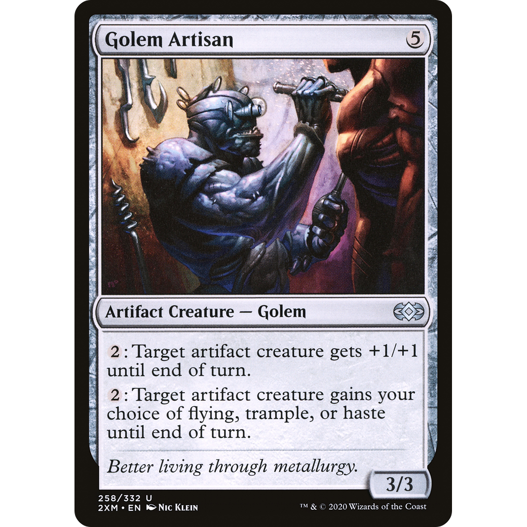 Golem Artisan (2XM-258) - Double Masters Foil