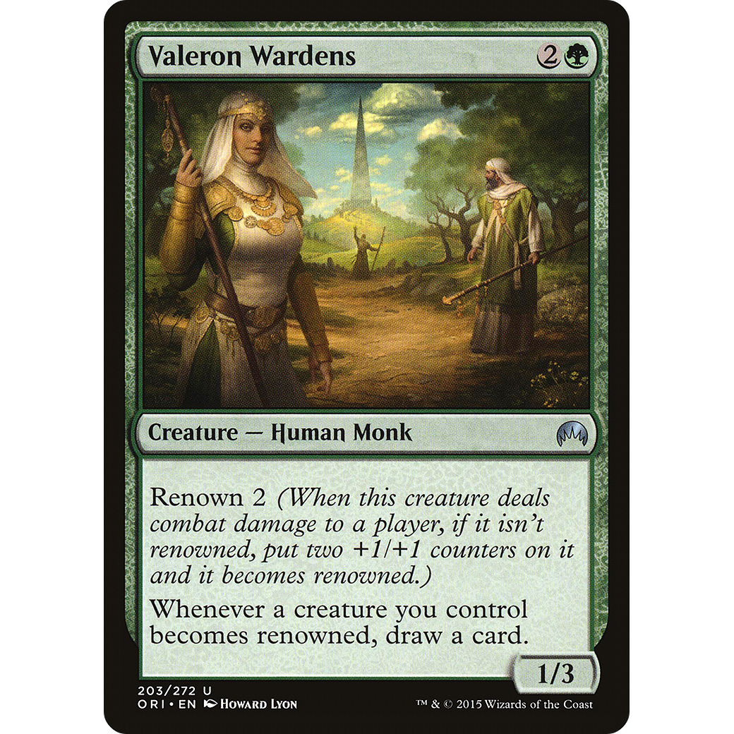 Valeron Wardens (ORI-203) - Magic Origins Foil