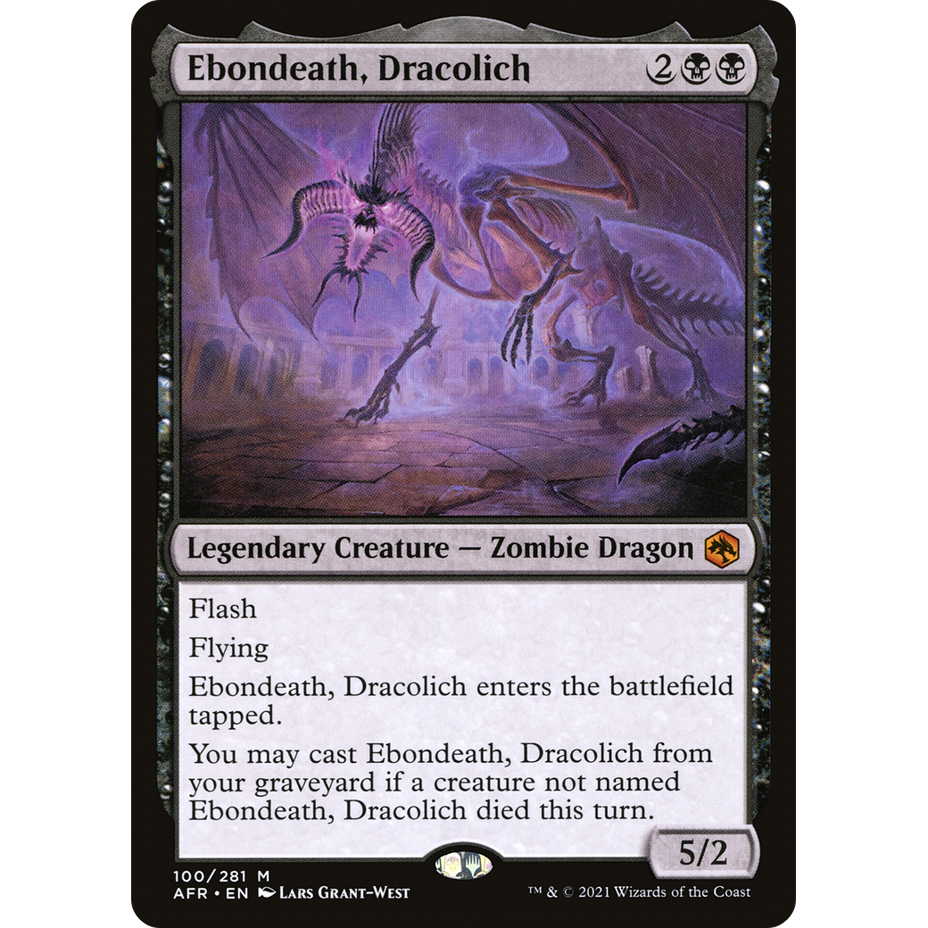 Ebondeath, Dracolich (AFR-100) - Adventures in the Forgotten Realms