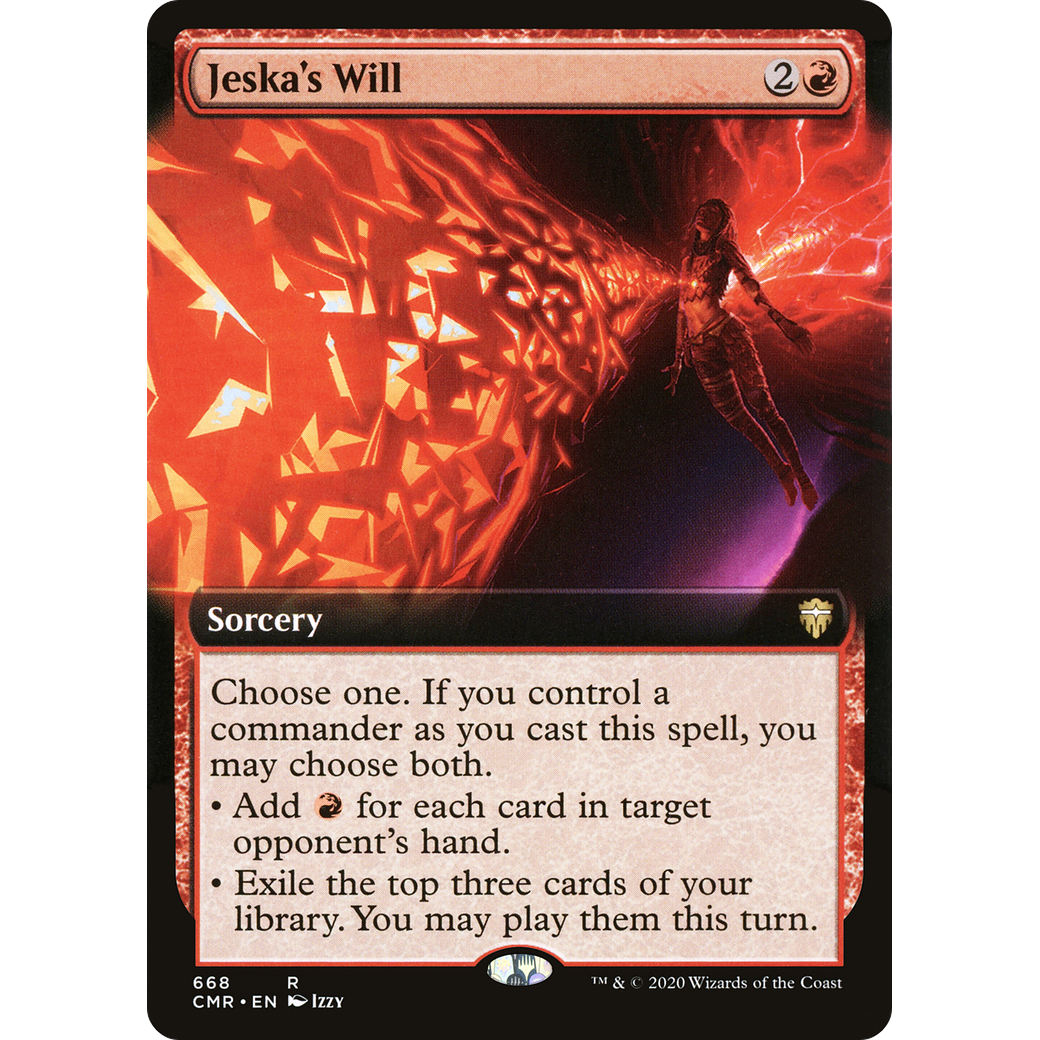 Jeska's Will (Extended Art) (CMR-668) - Commander Legends: (Extended Art)