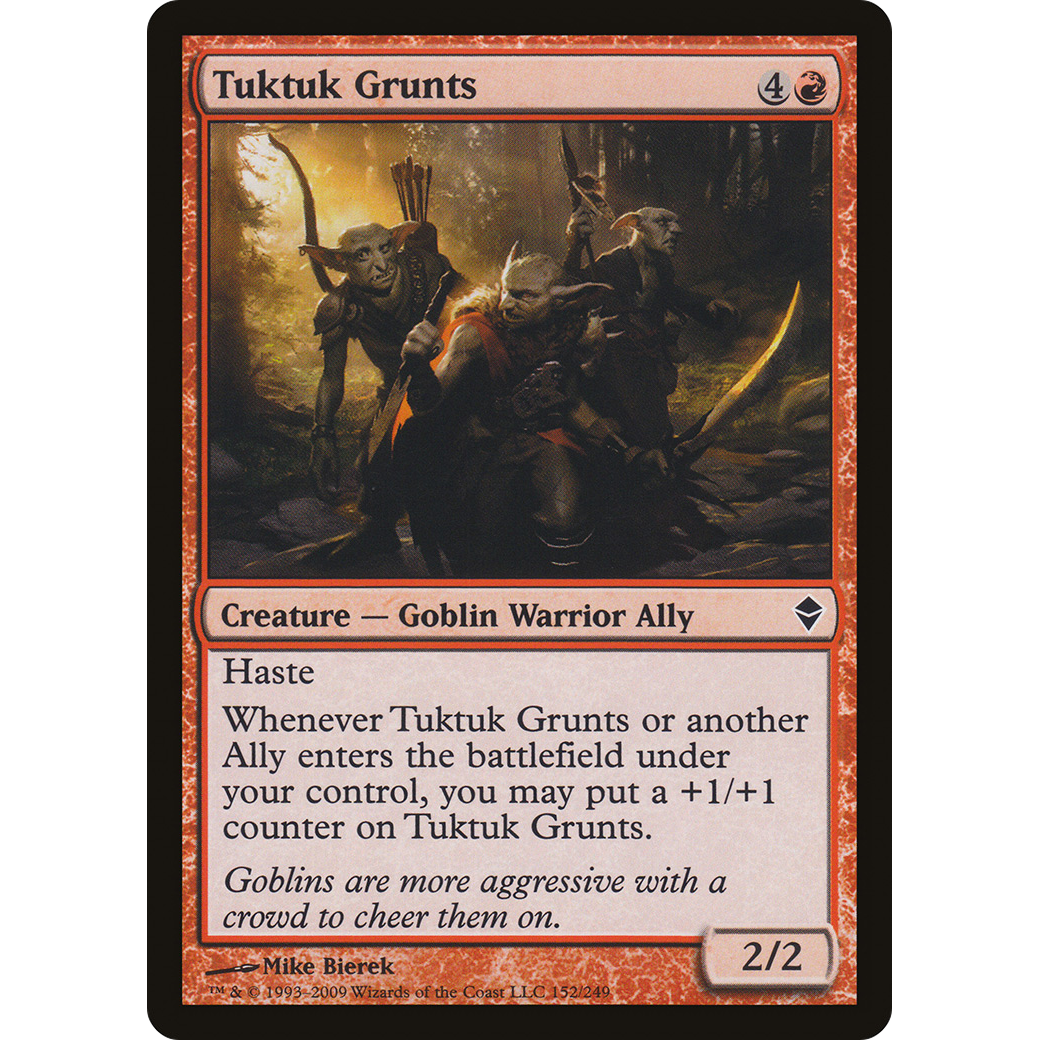 Tuktuk Grunts (ZEN-152) - Zendikar Foil