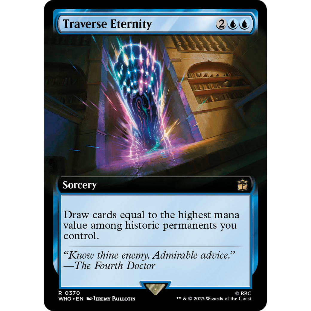 Traverse Eternity (Extended Art) (WHO-370) - Doctor Who: (Extended Art)