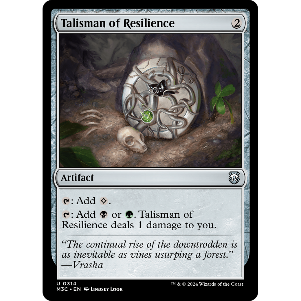 Talisman of Resilience (M3C-314) - Modern Horizons 3 Commander Foil
