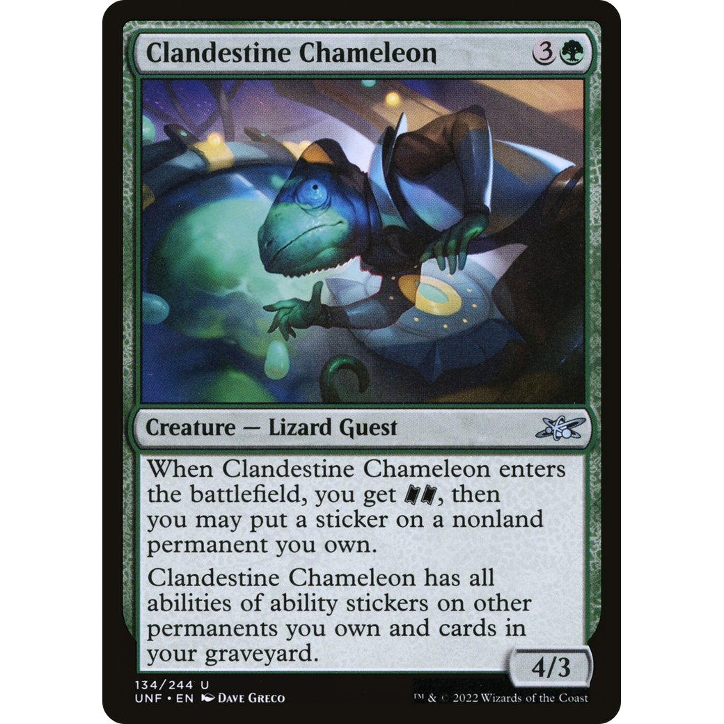 Clandestine Chameleon (UNF-134) - Unfinity