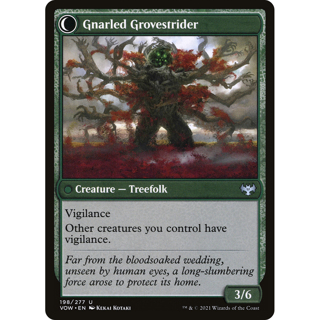 Dormant Grove (VOW-198) - Innistrad: Crimson Vow: (Double Faced Transform) Foil