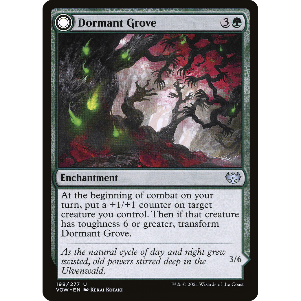 Dormant Grove (VOW-198) - Innistrad: Crimson Vow: (Double Faced Transform) Foil