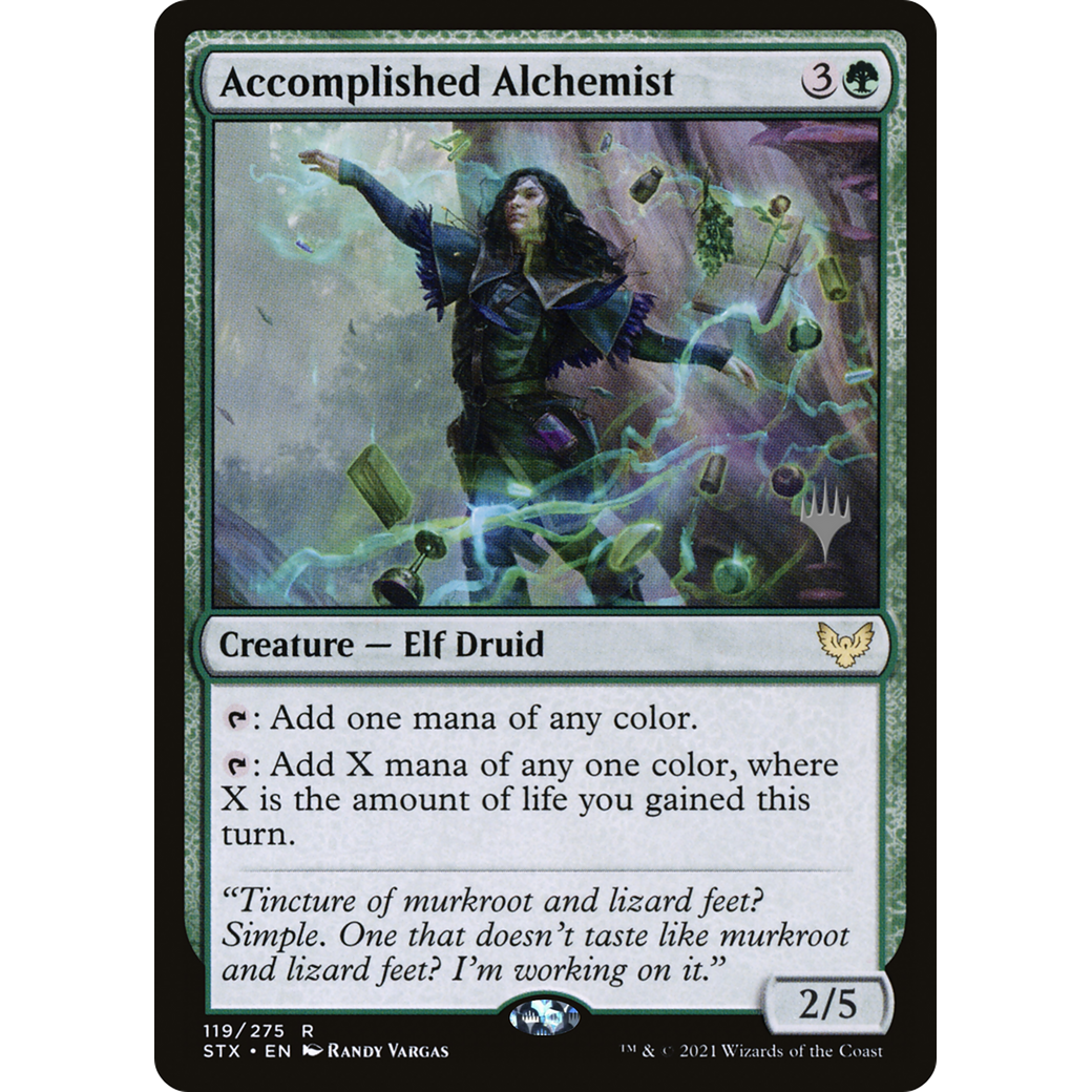 Accomplished Alchemist (PPSTX-119) - Strixhaven: School of Mages Promos