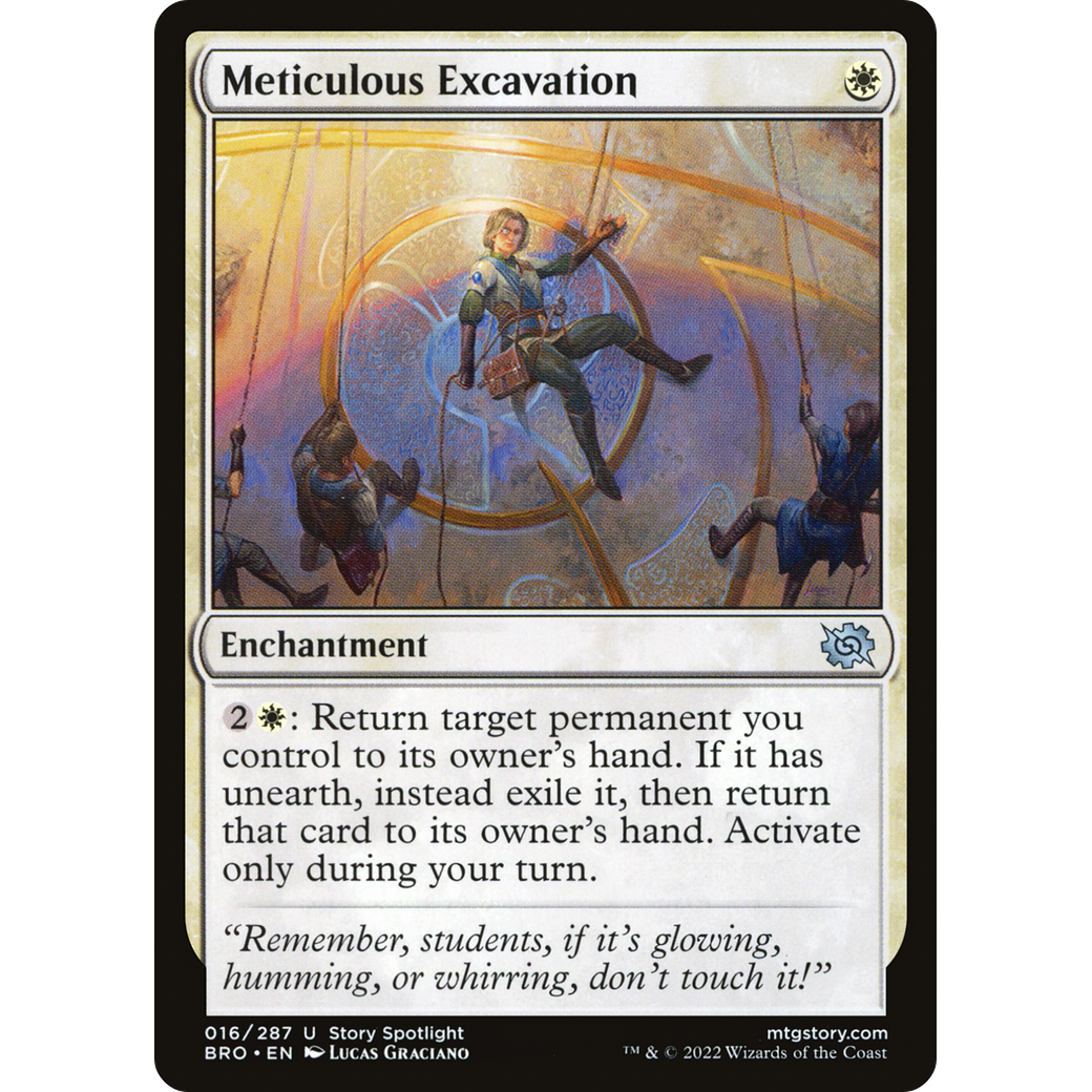 Meticulous Excavation (BRO-016) - The Brothers' War: (storyspotlight)