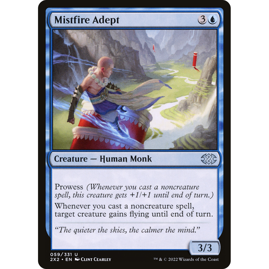Mistfire Adept (2X2-059) - Double Masters 2022