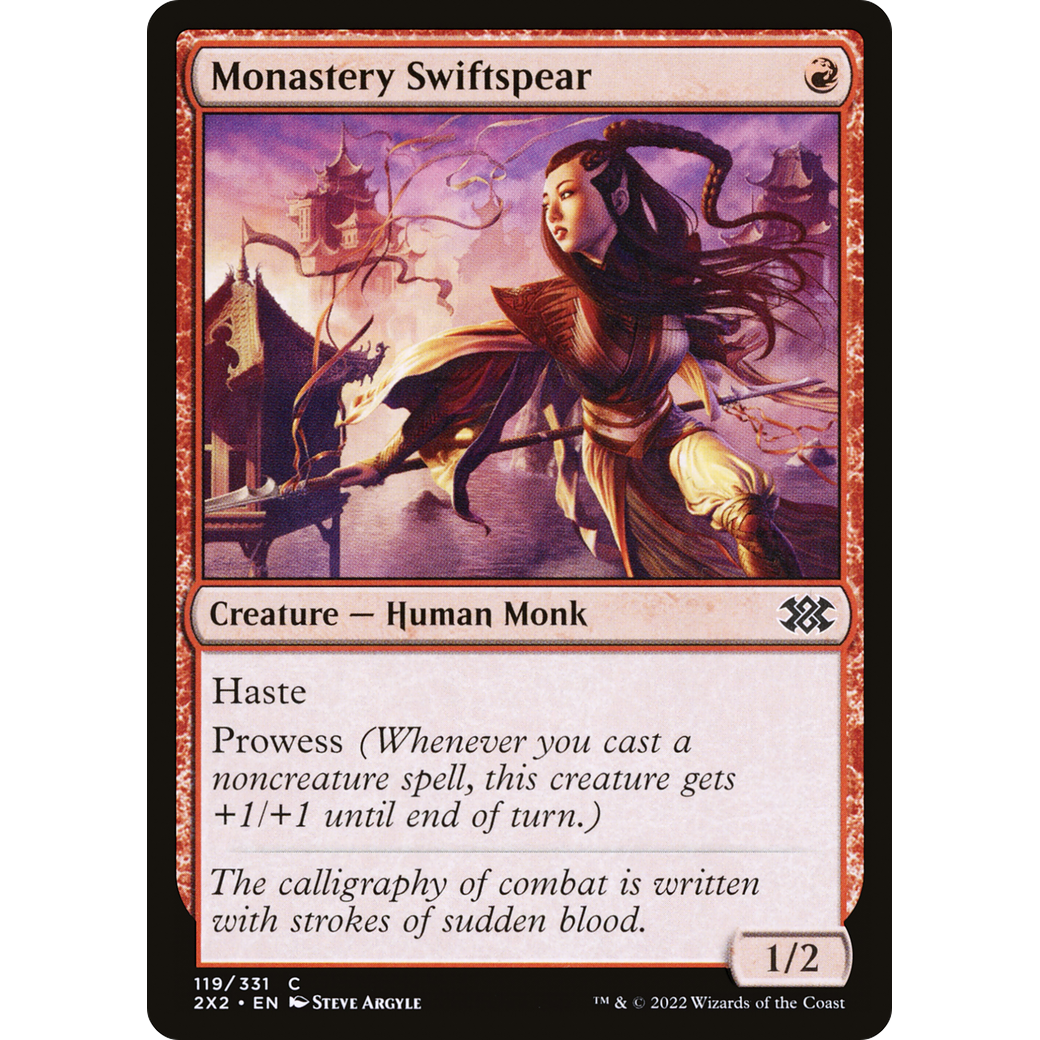 Monastery Swiftspear (2X2-119) - Double Masters 2022