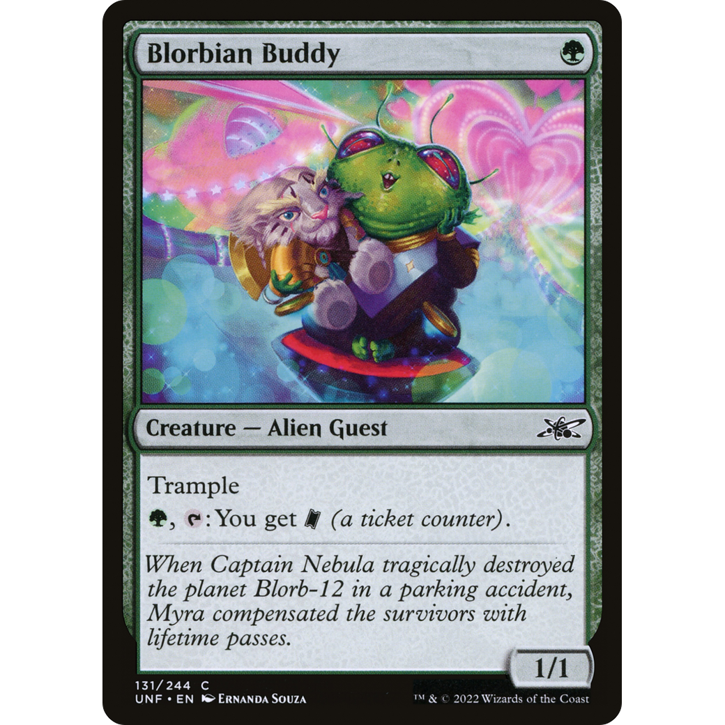 Blorbian Buddy (UNF-131) - Unfinity Foil