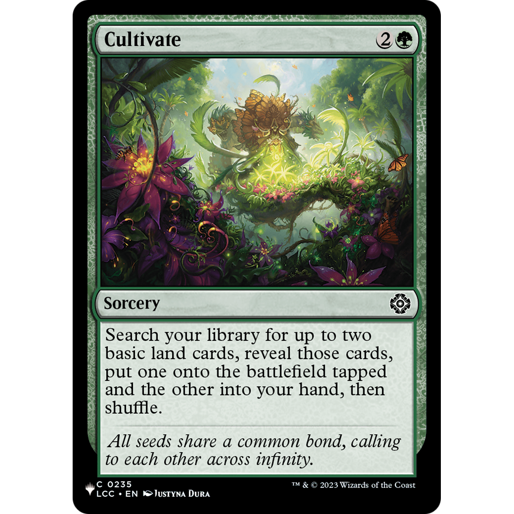 Cultivate (LCC) (LIST-235) - The List
