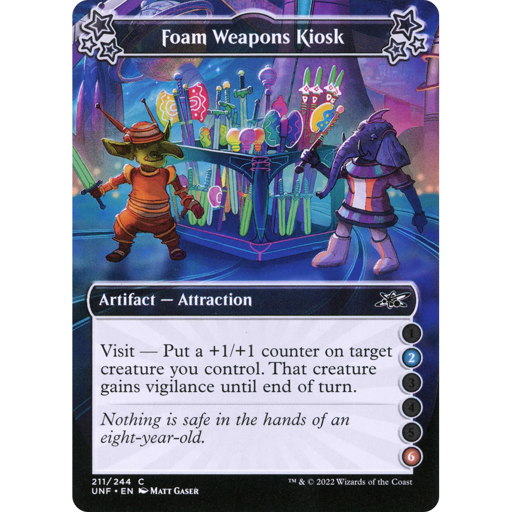 Foam Weapons Kiosk (2-6) (UNF-211) - Unfinity