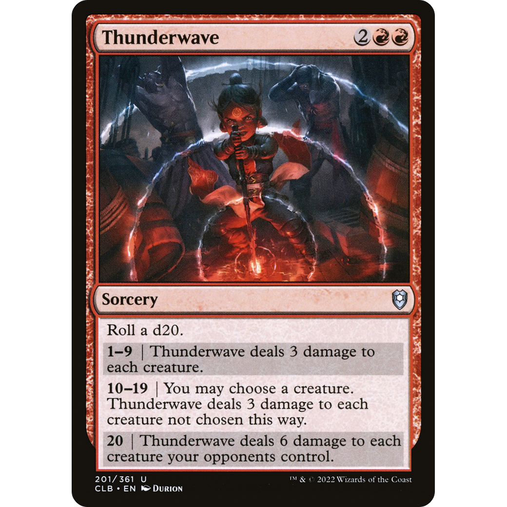 Thunderwave (CLB-201) - Commander Legends: Battle for Baldur's Gate Foil
