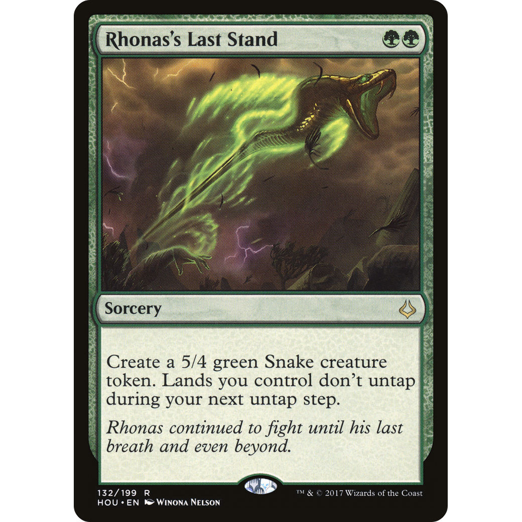 Rhonas's Last Stand (HOU-132) - Hour of Devastation