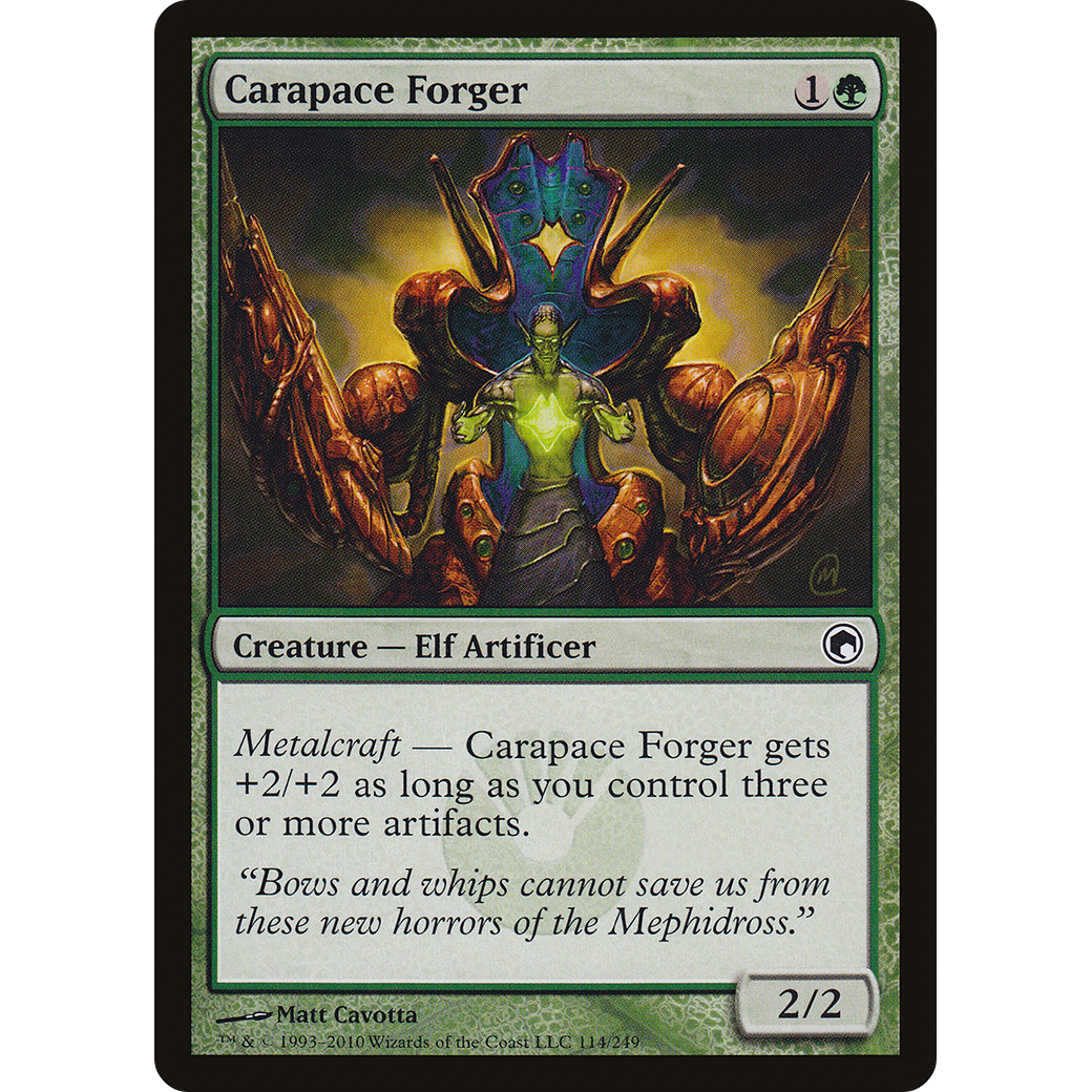 Carapace Forger (SOM-114) - Scars of Mirrodin Foil