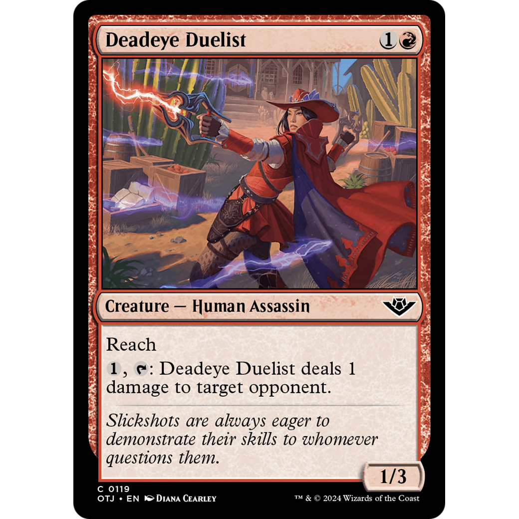 Deadeye Duelist (OTJ-119) - Outlaws of Thunder Junction