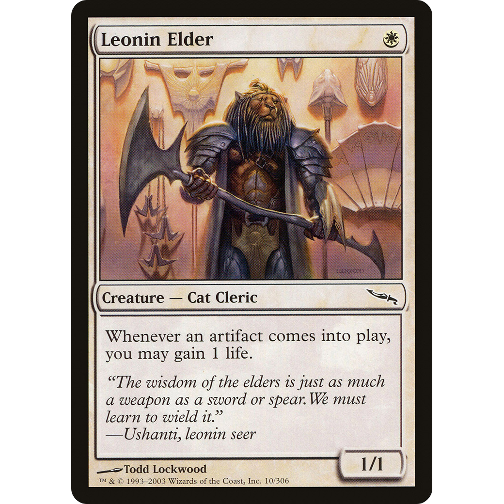Leonin Elder (MRD-010) - Mirrodin Foil