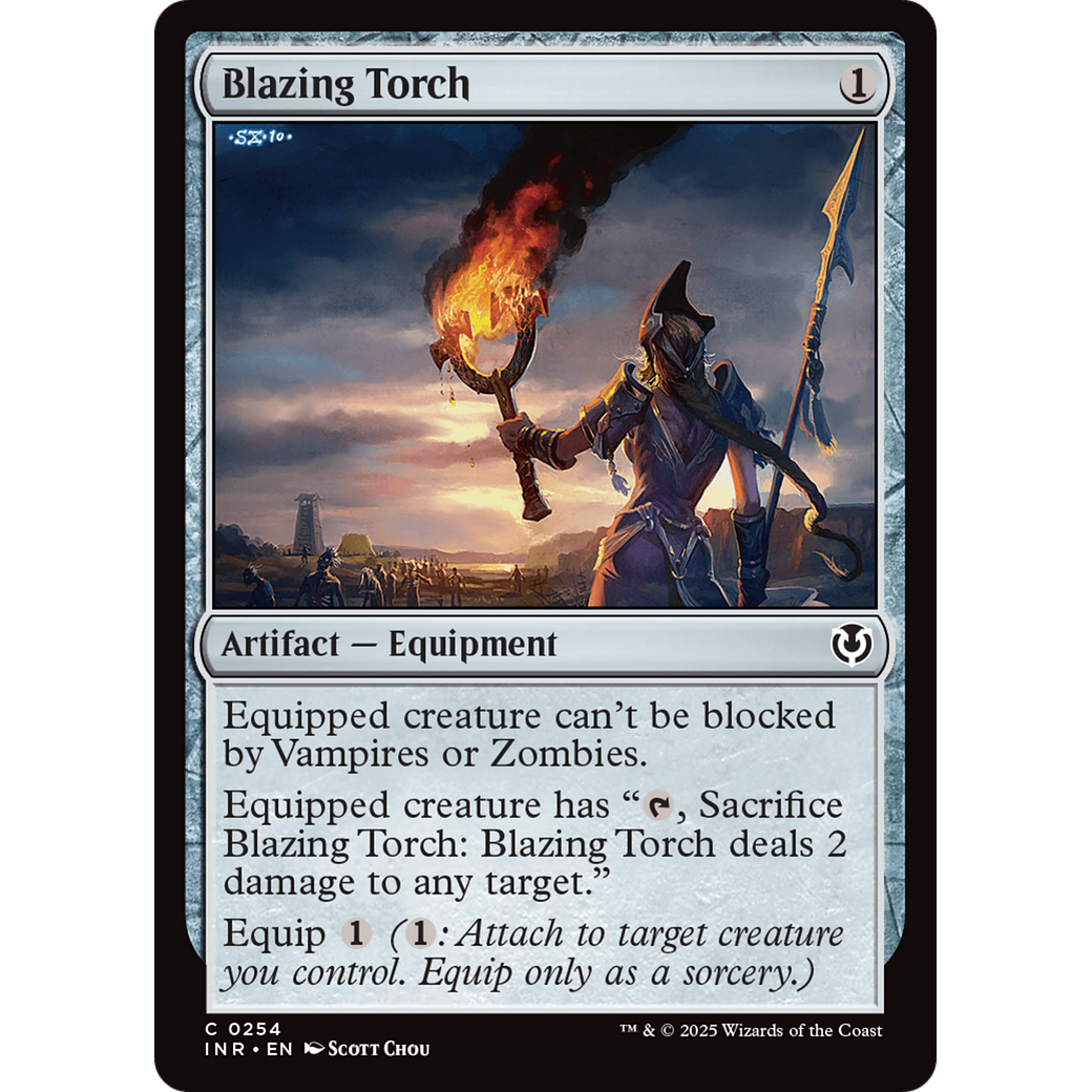 Blazing Torch (INR-254) - Innistrad Remastered Foil