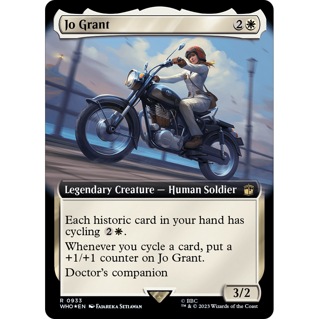 Jo Grant (Extended Art) (Surge Foil) (WHO-933) - Doctor Who: (Extended Art) Foil