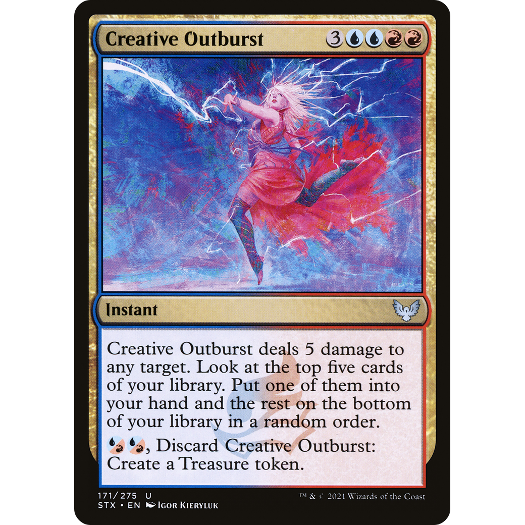 Creative Outburst (STX-171) - Strixhaven: School of Mages