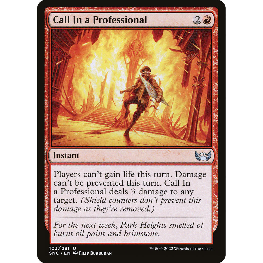 Call In a Professional (SNC-103) - Streets of New Capenna