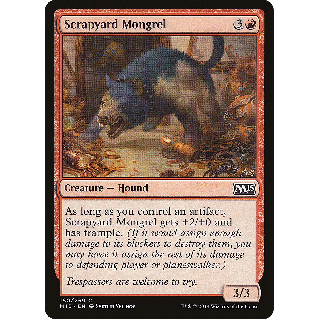Scrapyard Mongrel (M15-160) - Magic 2015 Foil