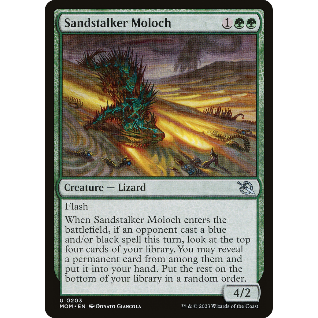 Sandstalker Moloch (MOM-203) - March of the Machine Foil