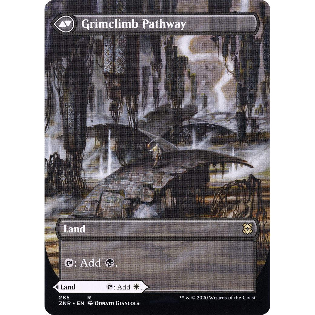 Brightclimb Pathway (Borderless) (ZNR-285) - Zendikar Rising: (Showcase) (Borderless)
