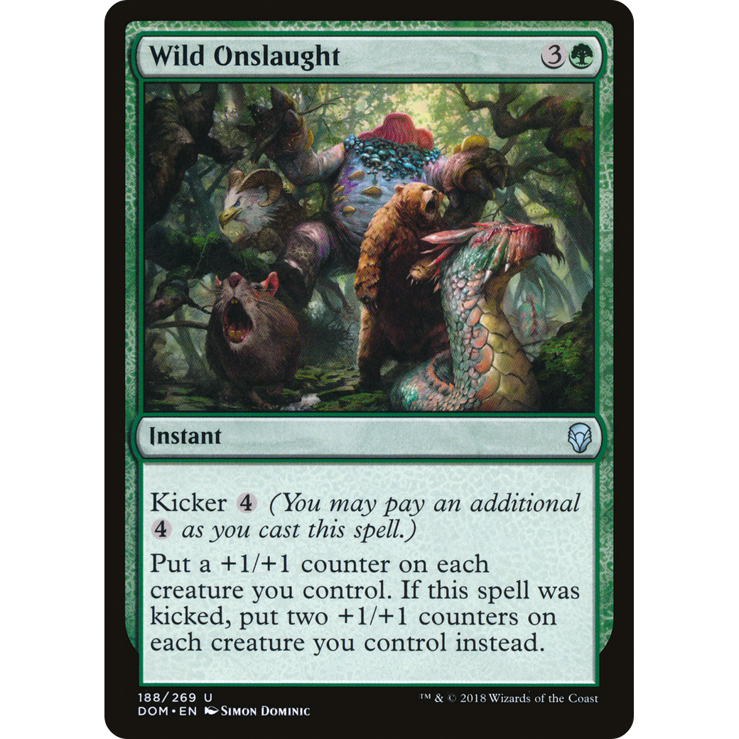 Wild Onslaught (DOM-188) - Dominaria Foil