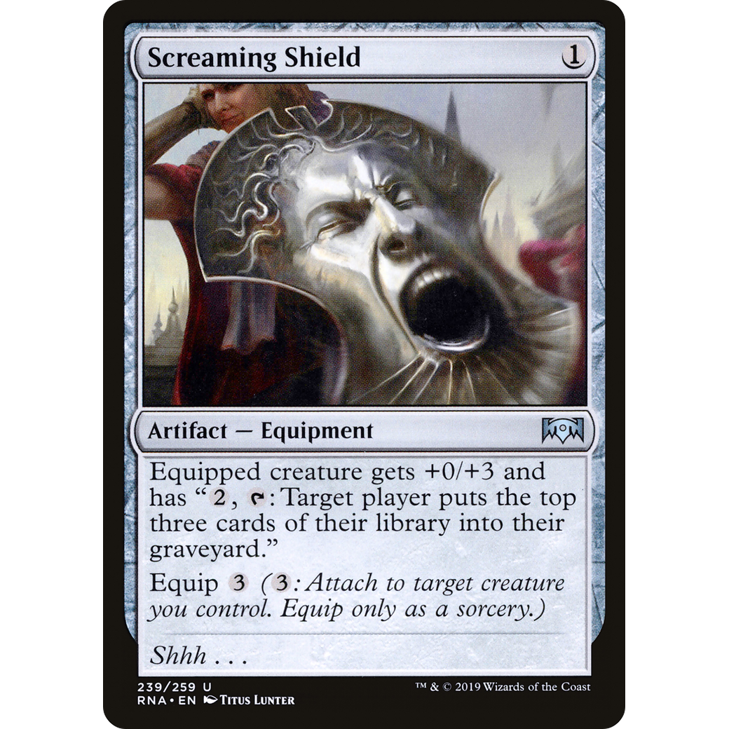 Screaming Shield (RNA-239) - Ravnica Allegiance Foil