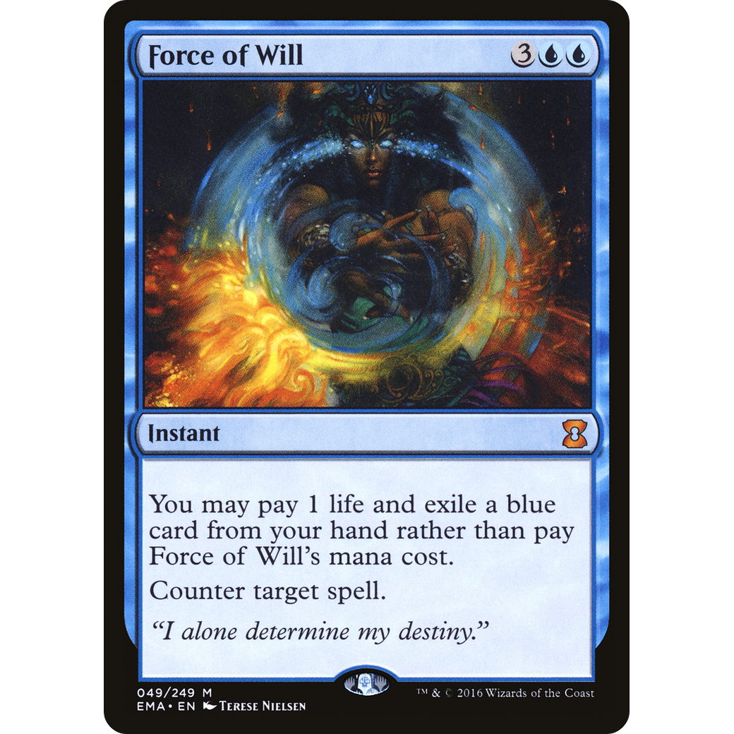 Force of Will (EMA-049) - Eternal Masters Foil
