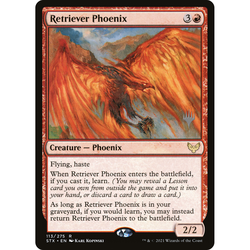 Retriever Phoenix (PPSTX-113) - Strixhaven: School of Mages Promos