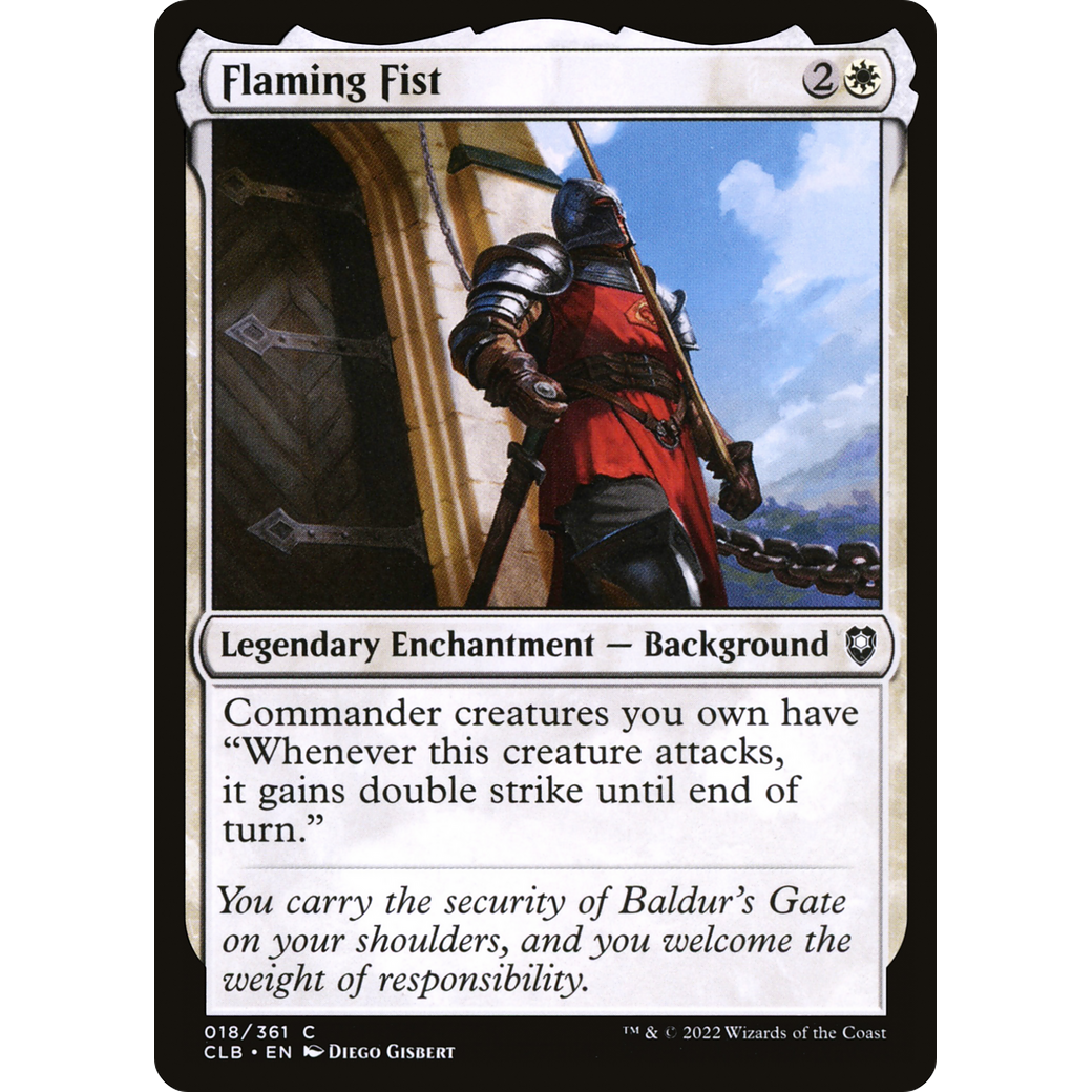 Flaming Fist (CLB-018) - Commander Legends: Battle for Baldur's Gate
