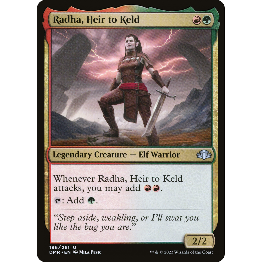 Radha, Heir to Keld (DMR-196) - Dominaria Remastered