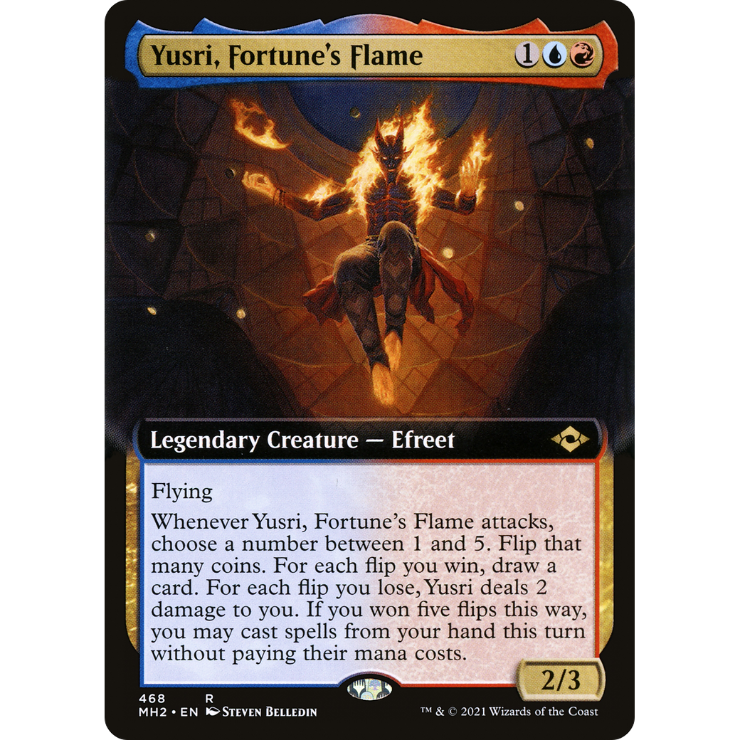 Yusri, Fortune's Flame (Extended Art) (MH2-468) - Modern Horizons 2: (Extended Art)