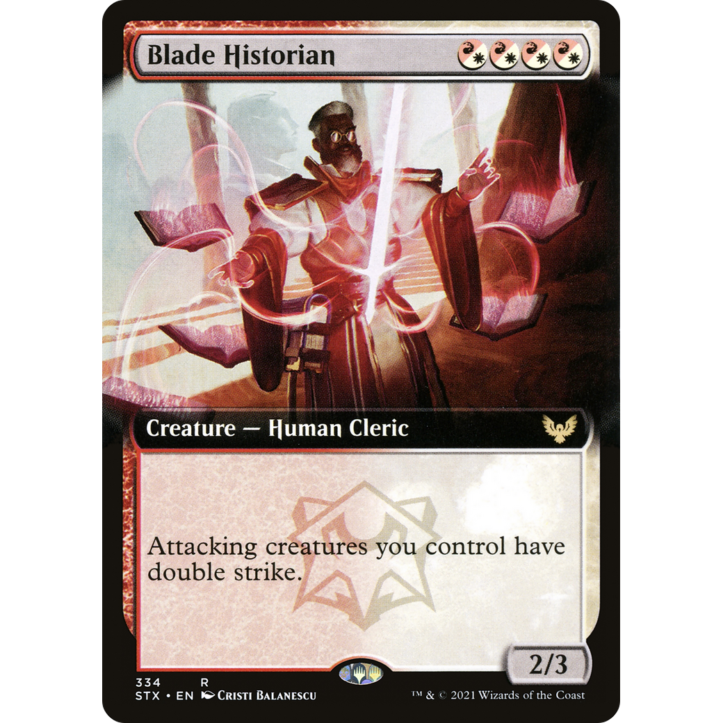 Blade Historian (Extended Art) (STX-334) - Strixhaven: School of Mages: (Extended Art)