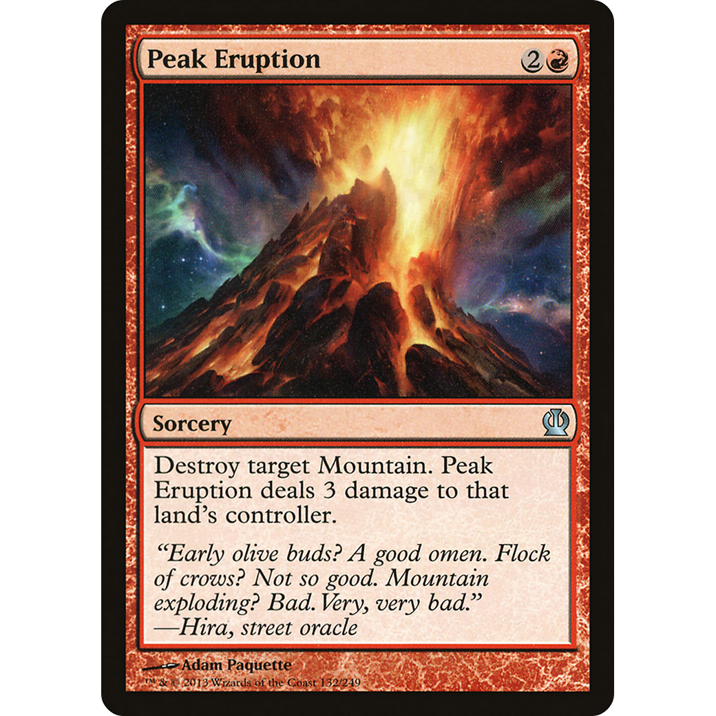 Peak Eruption (THS-132) - Theros