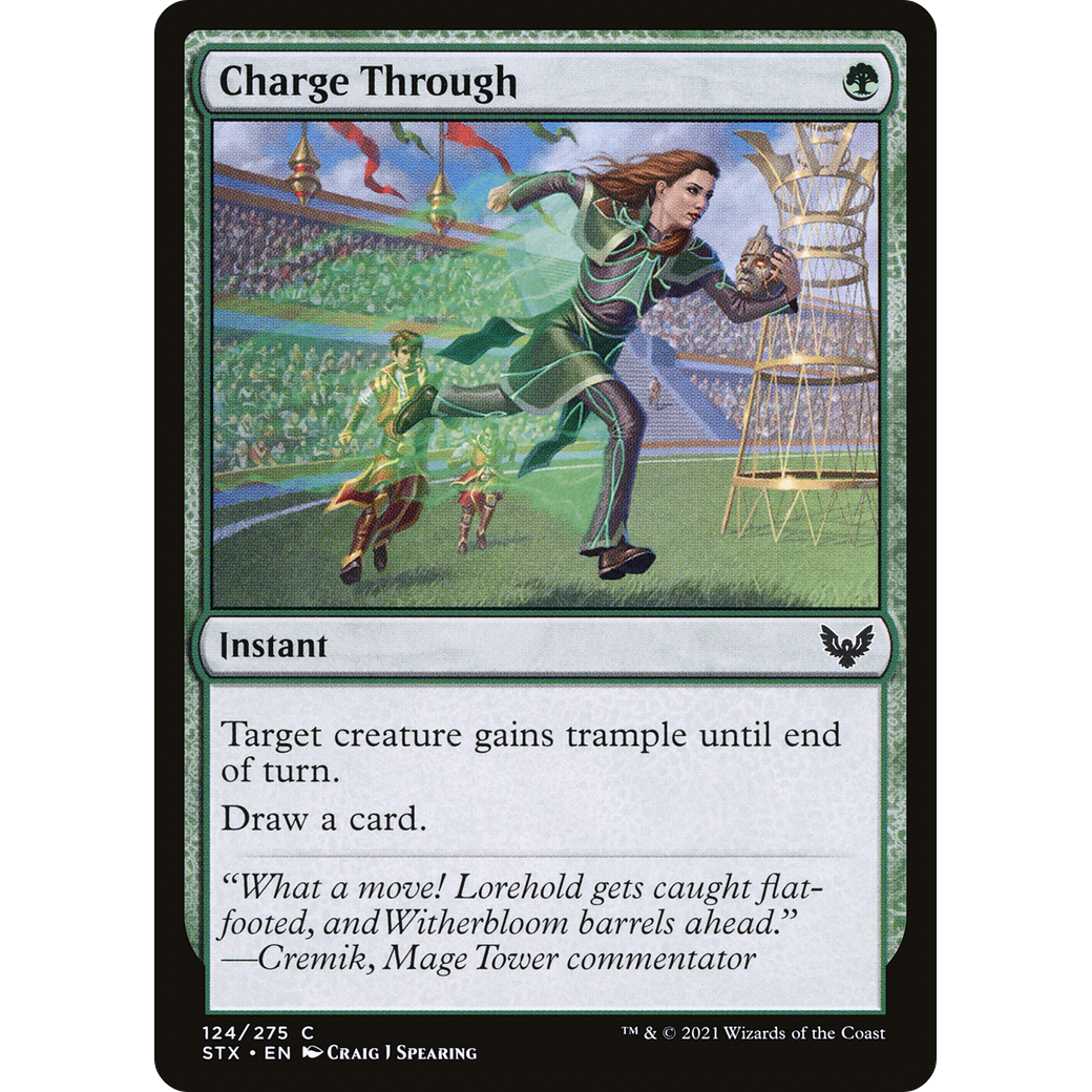 Charge Through (STX-124) - Strixhaven: School of Mages Foil