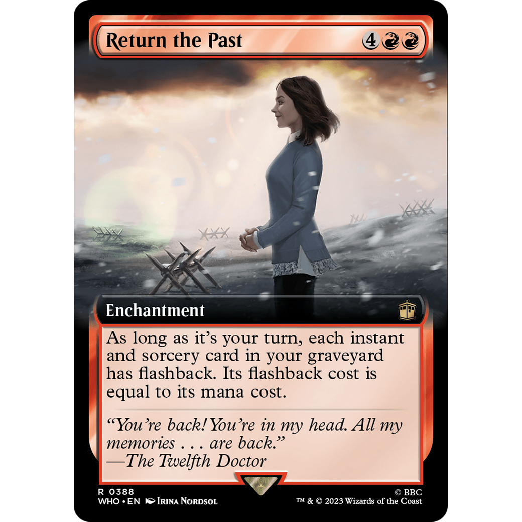 Return the Past (Extended Art) (WHO-388) - Doctor Who: (Extended Art) Foil
