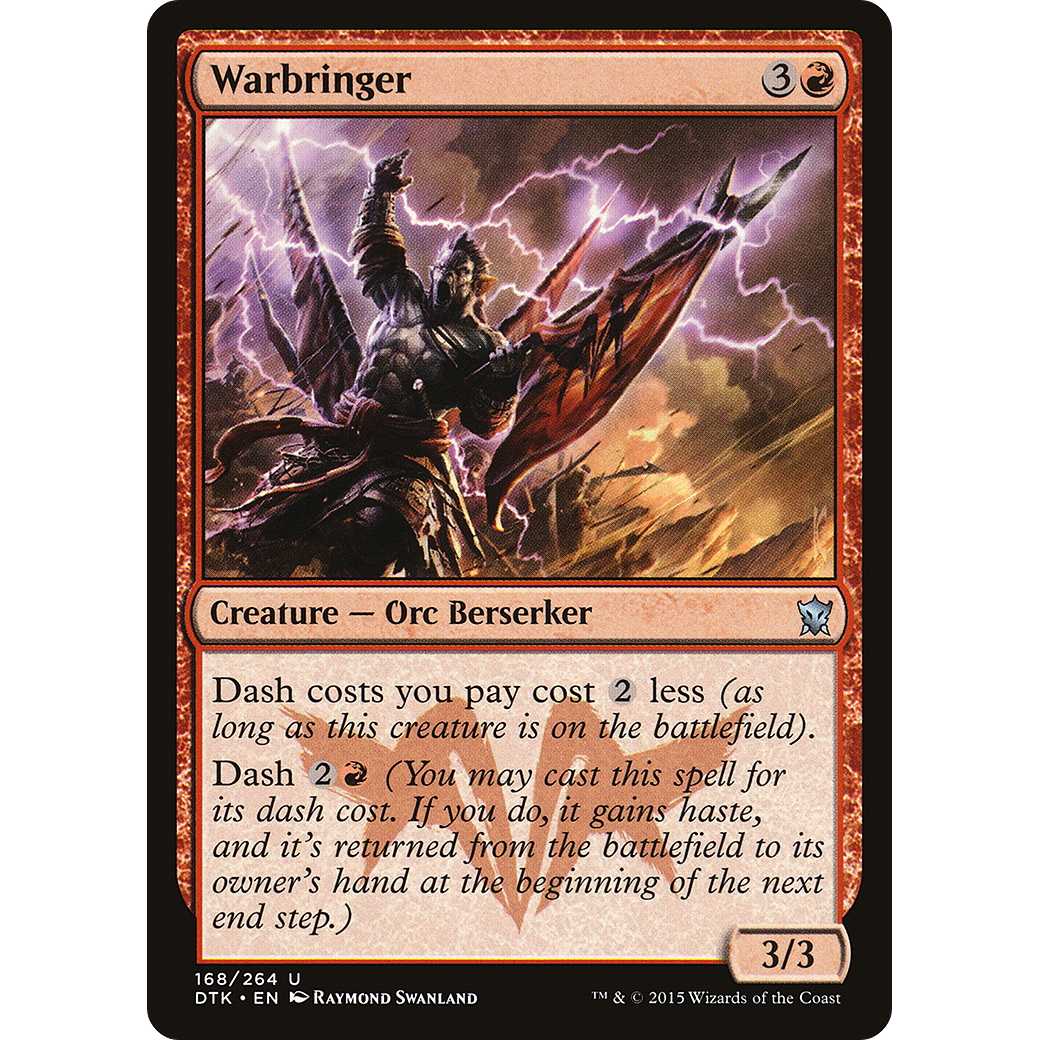 Warbringer (DTK-168) - Dragons of Tarkir Foil