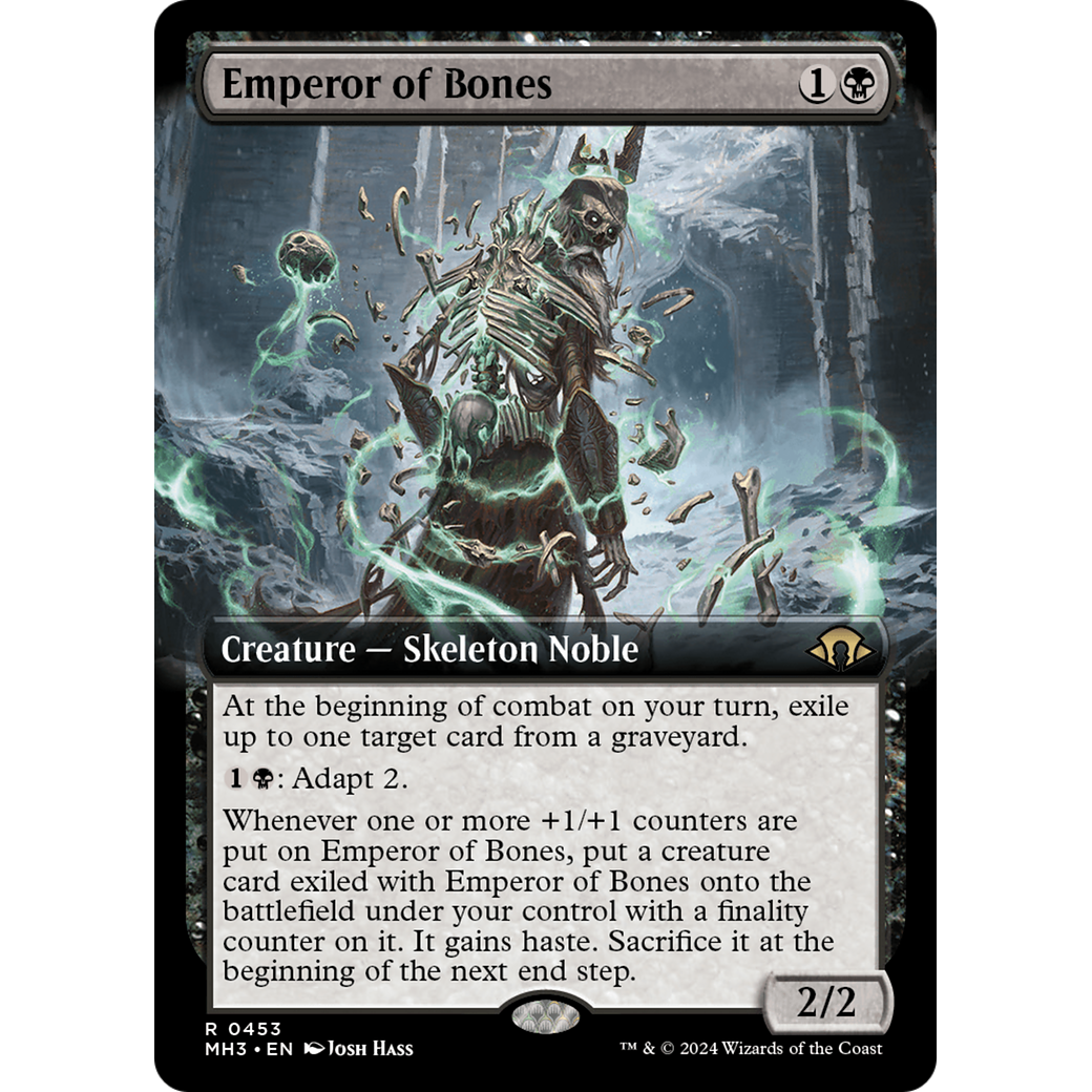 Emperor of Bones (MH3-453) - Modern Horizons 3: (Extended Art)