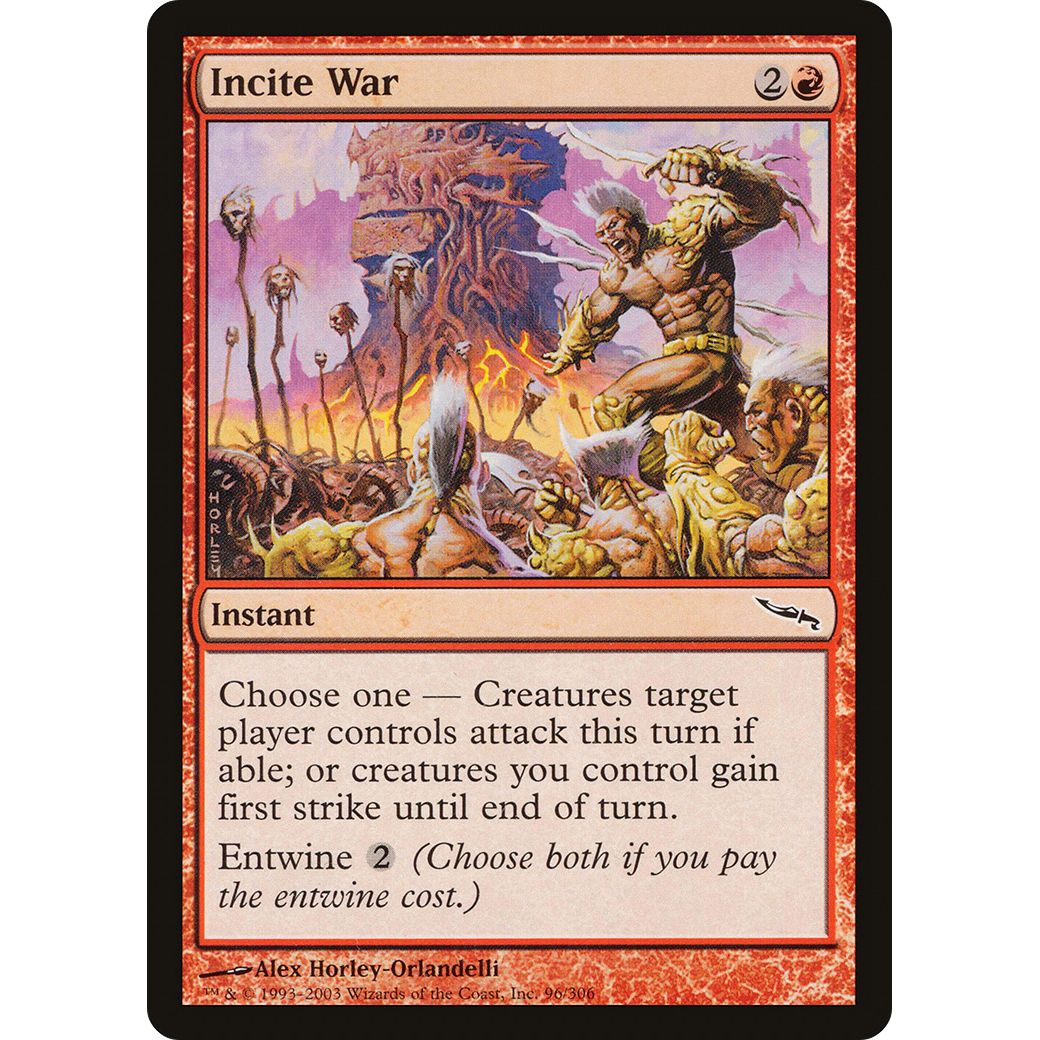 Incite War (MRD-096) - Mirrodin