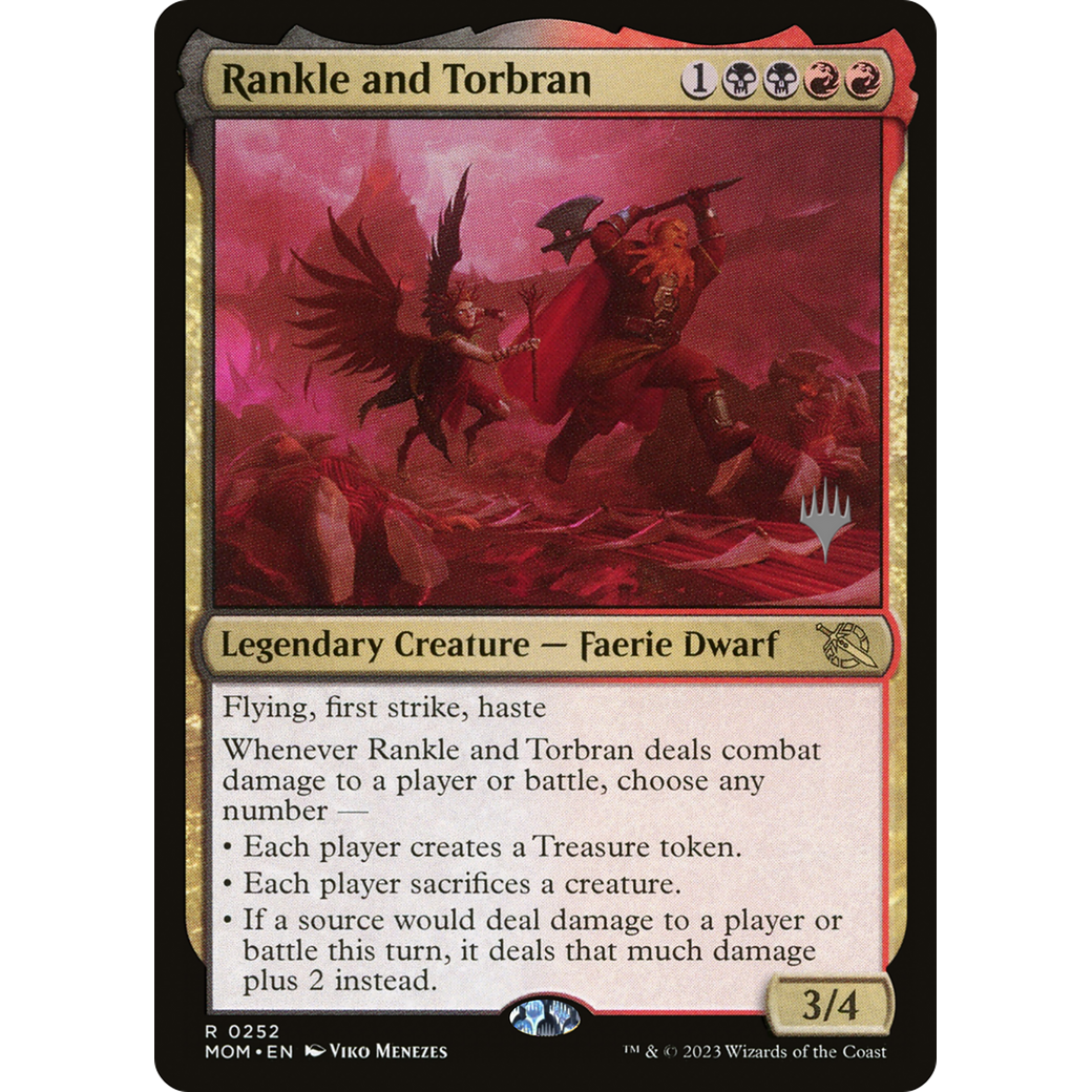 Rankle and Torbran (PPMOM-252P) - March of the Machine Promos