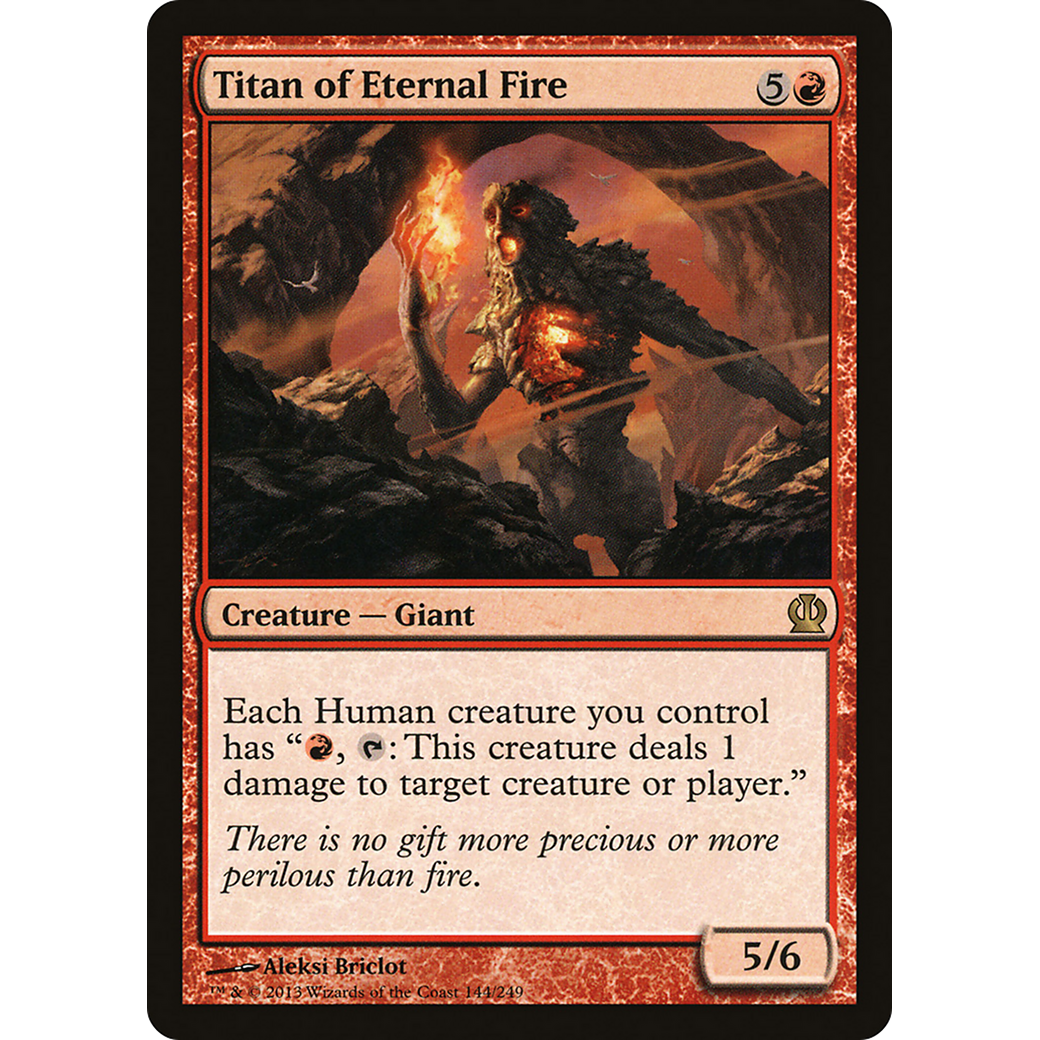 Titan of Eternal Fire (THS-144) - Theros