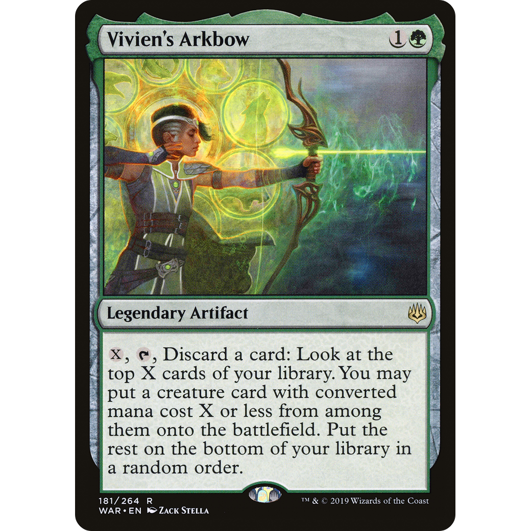 Vivien's Arkbow (WAR-181) - War of the Spark Foil
