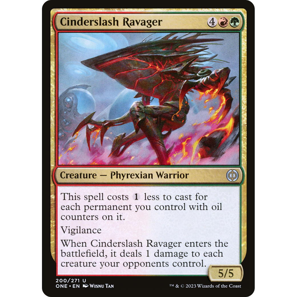 Cinderslash Ravager (ONE-200) - Phyrexia: All Will Be One