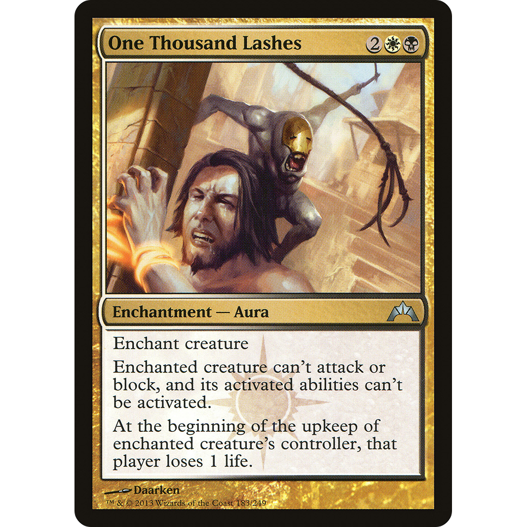 One Thousand Lashes (GTC-183) - Gatecrash