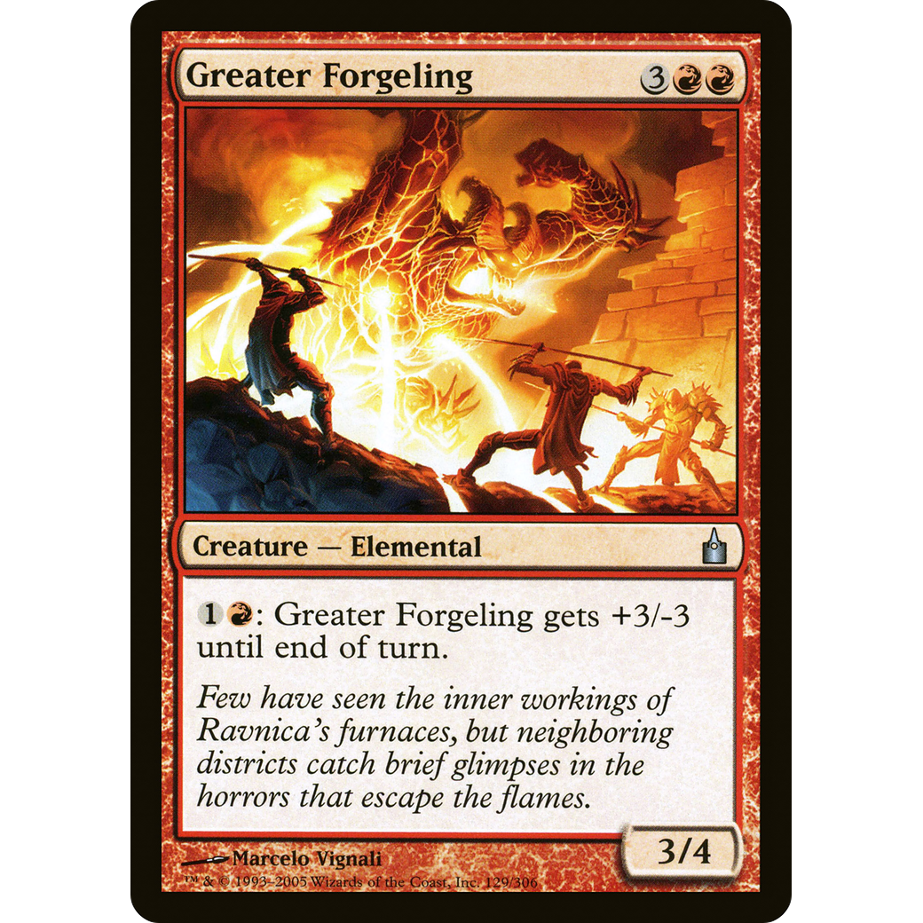 Greater Forgeling (RAV-129) - Ravnica: City of Guilds Foil