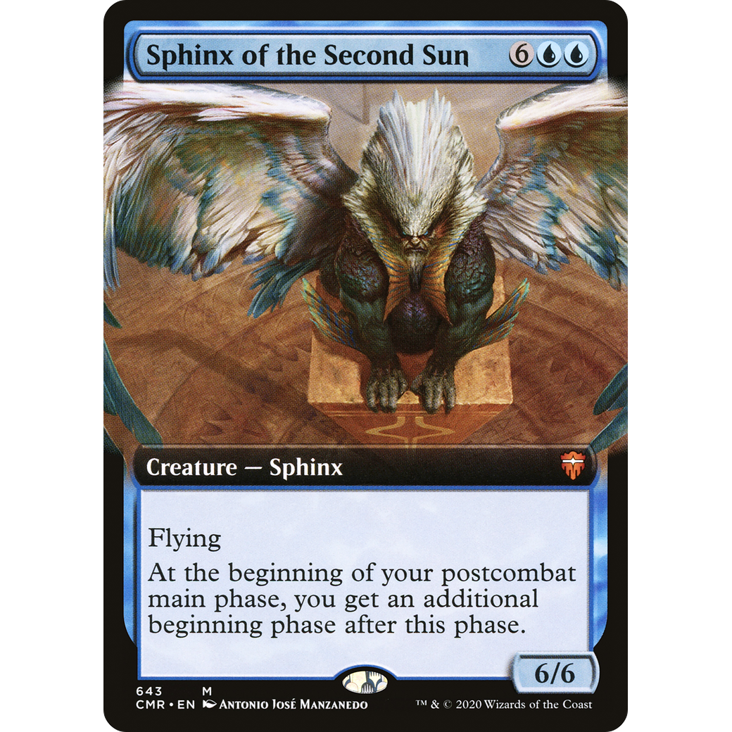 Sphinx of the Second Sun (Extended Art) (CMR-643) - Commander Legends: (Extended Art) Foil